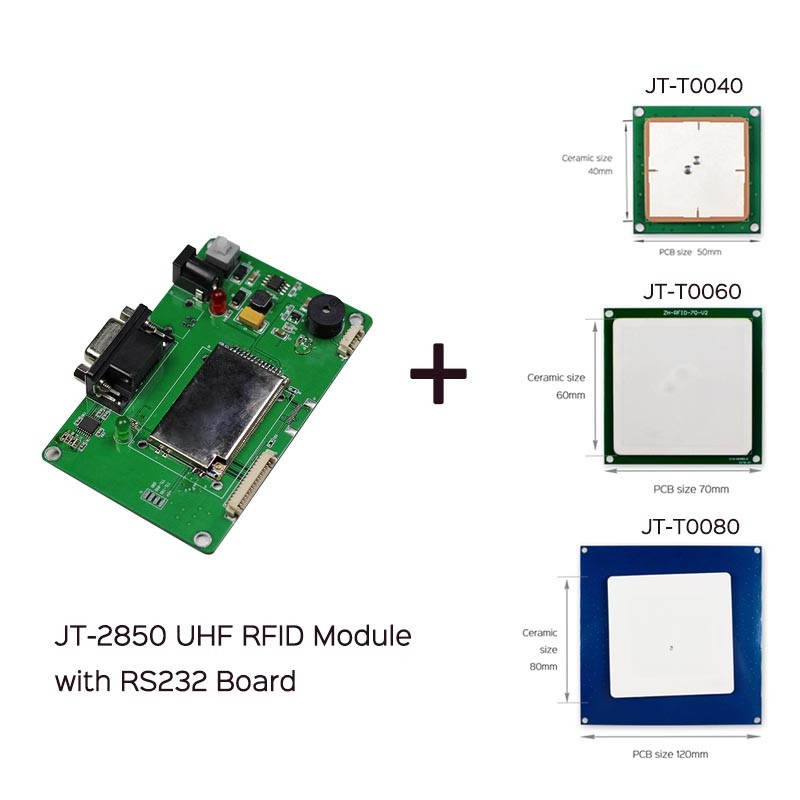 مجموعة تطوير وحدة قارئ RFID بتردد 860-960 ميجاهرتز UHF JT-2850 لمشروع RFID