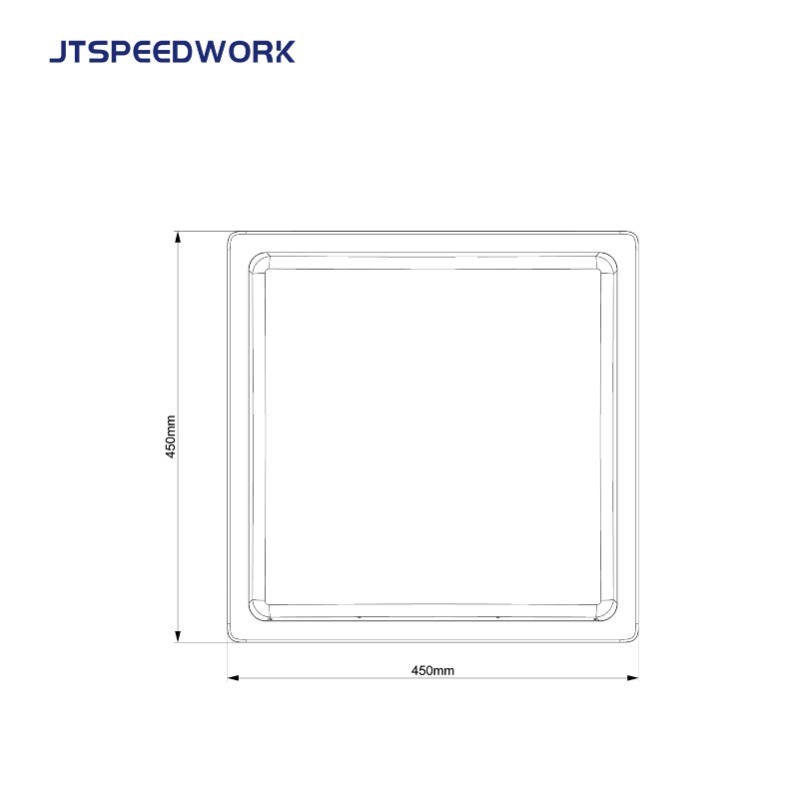 هوائي JT-T0450 ذو نطاق ترددي طويل UHF RFID بقدرة 12 ديسيبل، بتردد 865-868/902-928 ميجاهرتز