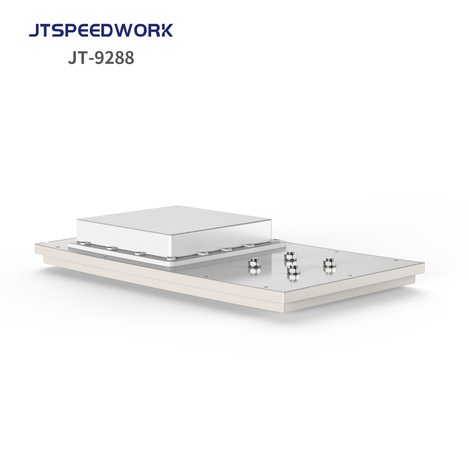 قارئ JT-9288 UHF RFID مدمج بمدى 0-15 متر، يدعم قراءة عدة علامات