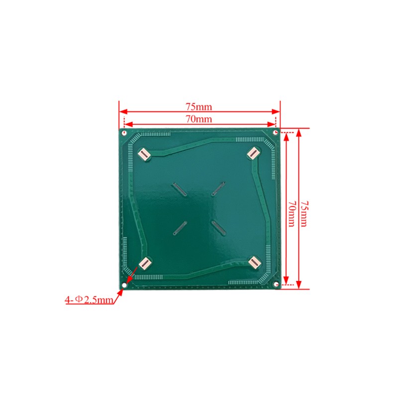 هوائي حلزوني دائري الاستقطاب JT-T075R بقدرة 4 ديسيبل بتردد 860-960 ميجاهرتز بتقنية RFID UHF