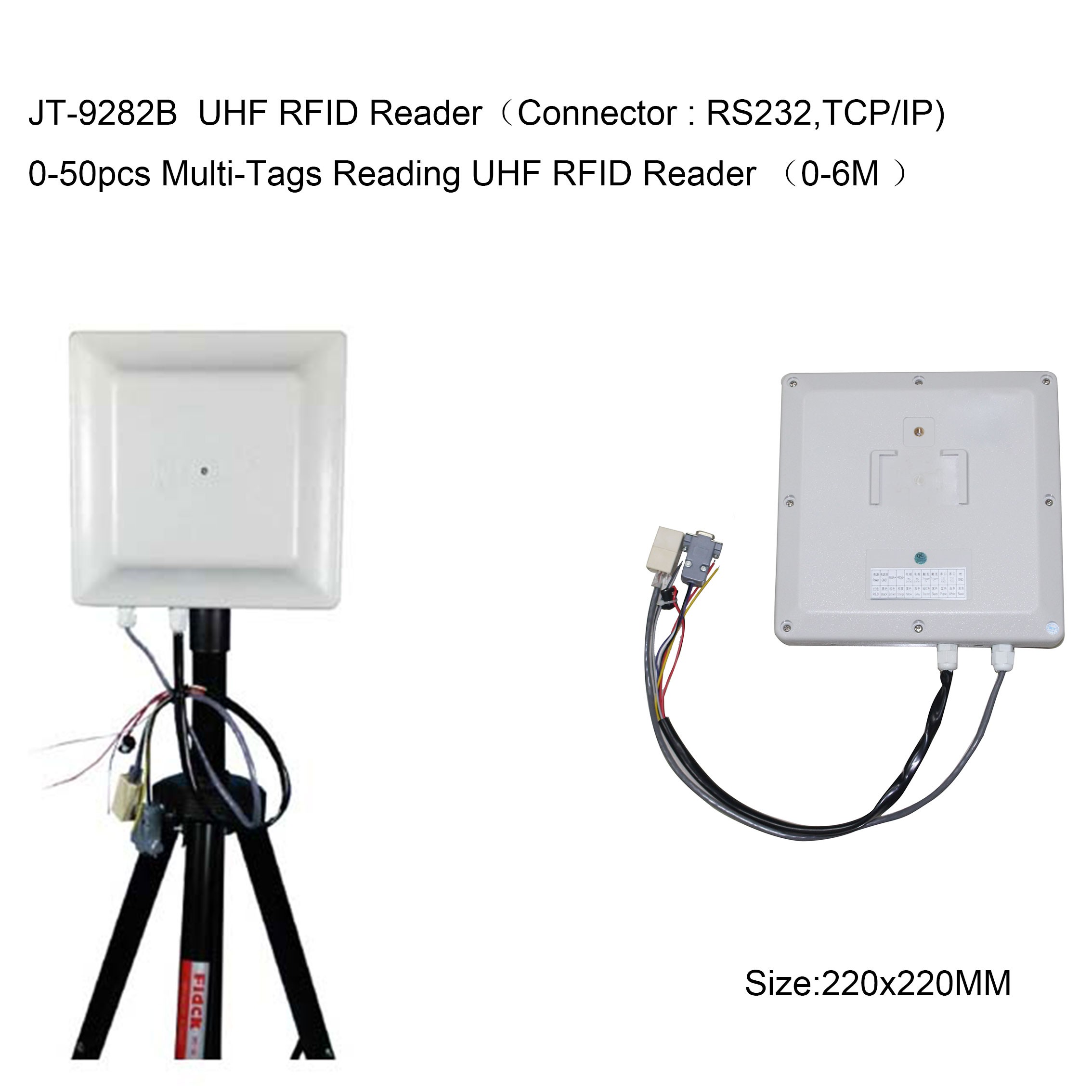 قارئ UHF RFID متكامل بتردد 902-928 ميجاهرتز من طراز R2000 Impinj، مزود بتقنية RS485 وTCP/IP