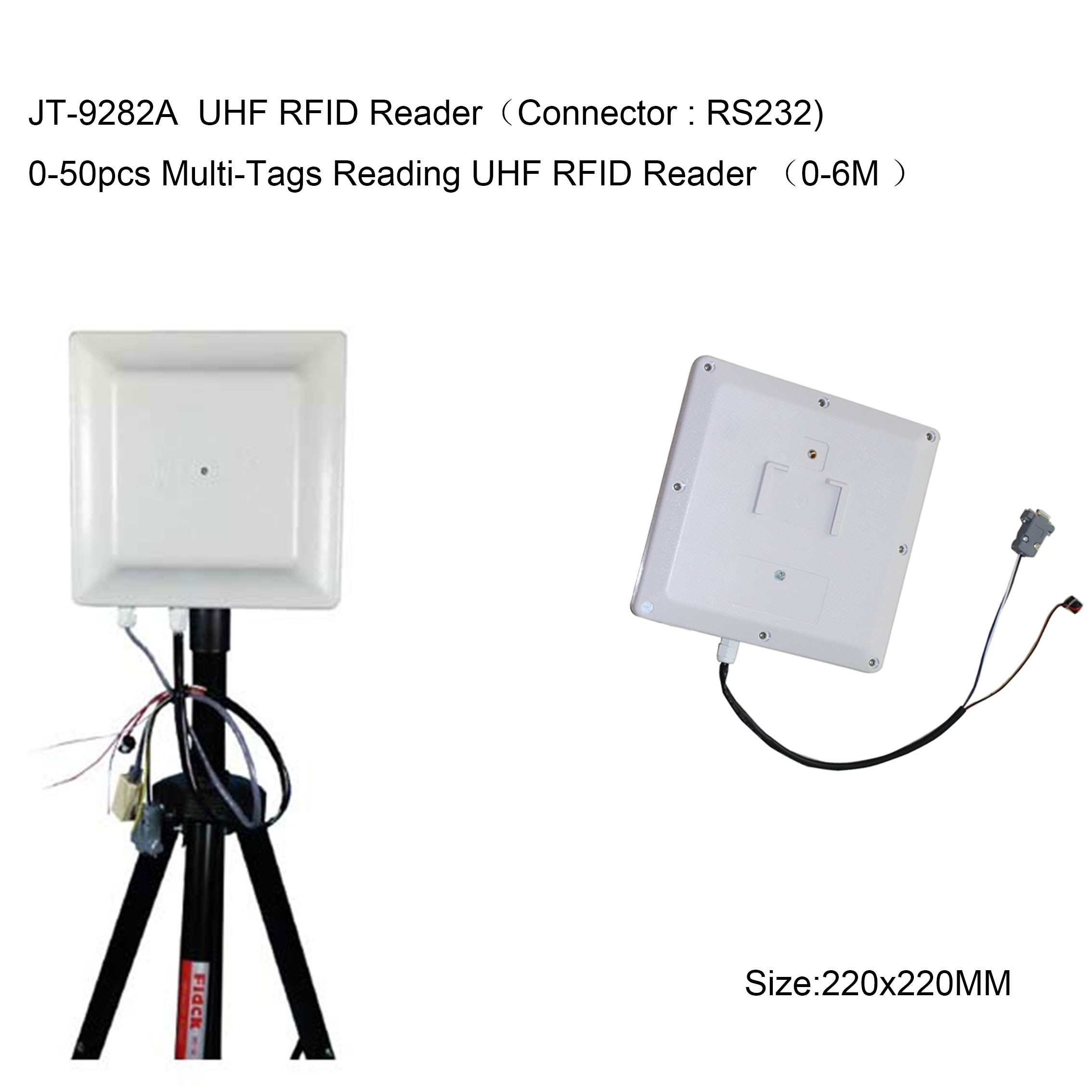 قارئ UHF RFID متكامل بتردد 902-928 ميجاهرتز من طراز R2000 Impinj، مزود بتقنية RS485 وTCP/IP
