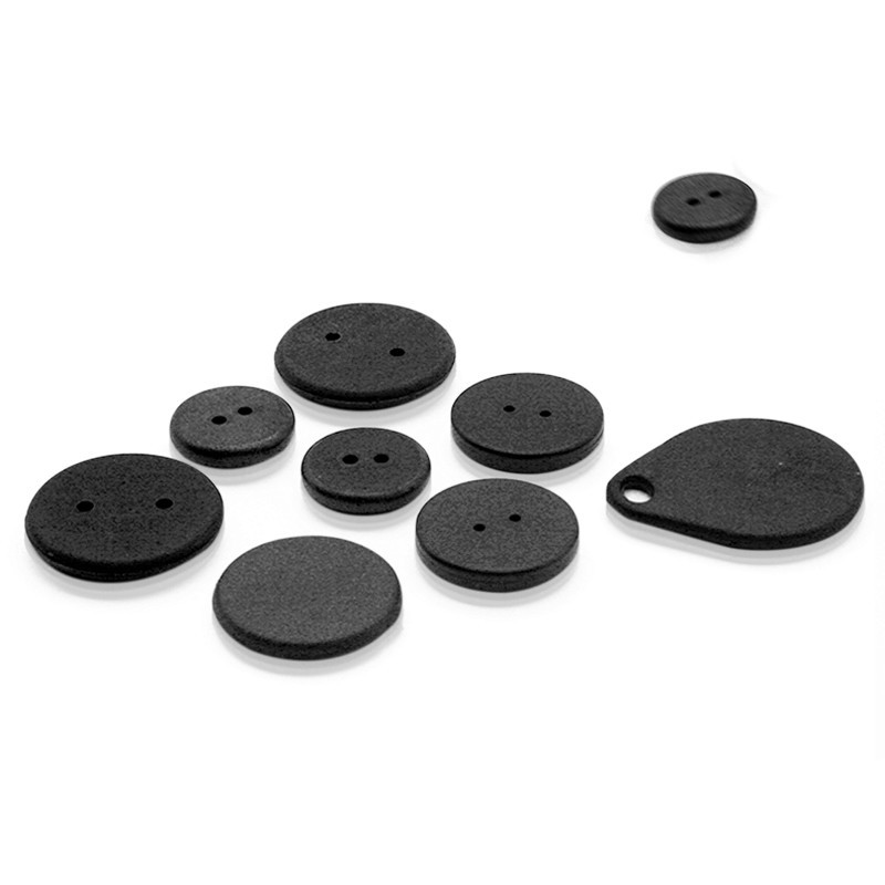 بطاقة تعريف لاسلكية JT-3030 مقاس 30 مم بتقنية UHF مصنوعة من مادة ABS PPS لإدارة الغسيل