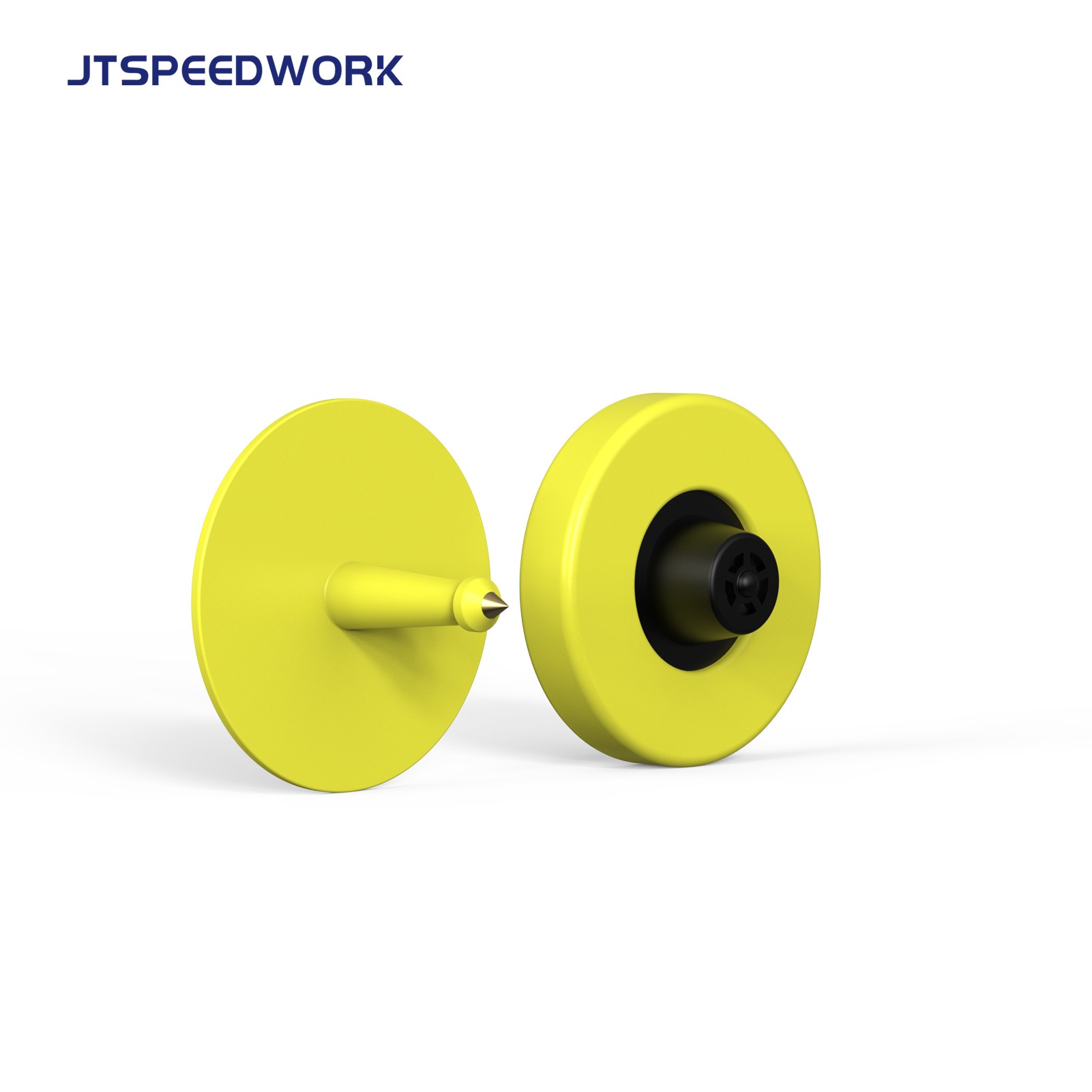 JT-E001 LF RFID علامة أذن للحيوانات بتردد 134.2 كيلو هرتز FDX EM4305