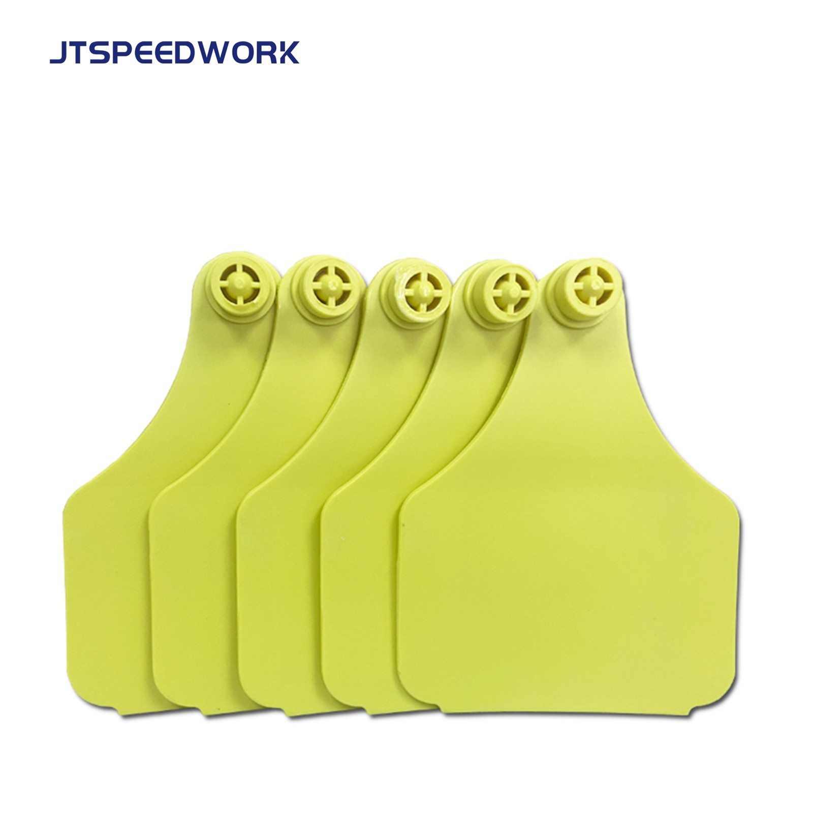 JT-E10080 100*75mm UHF RFID علامة أذن للحيوانات والماشية لإدارة الثروة الحيوانية