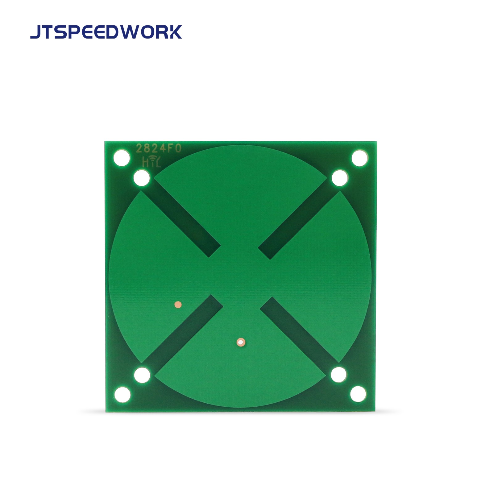 هوائي JT-T0062 بتقنية UHF RFID للمجال القريب، بكسب 0 ديسيبل، أبعاده 62 × 62 مم، بتردد 902-928 ميجاهرتز، ونطاق تردده 865-868 ميجاهرتز.