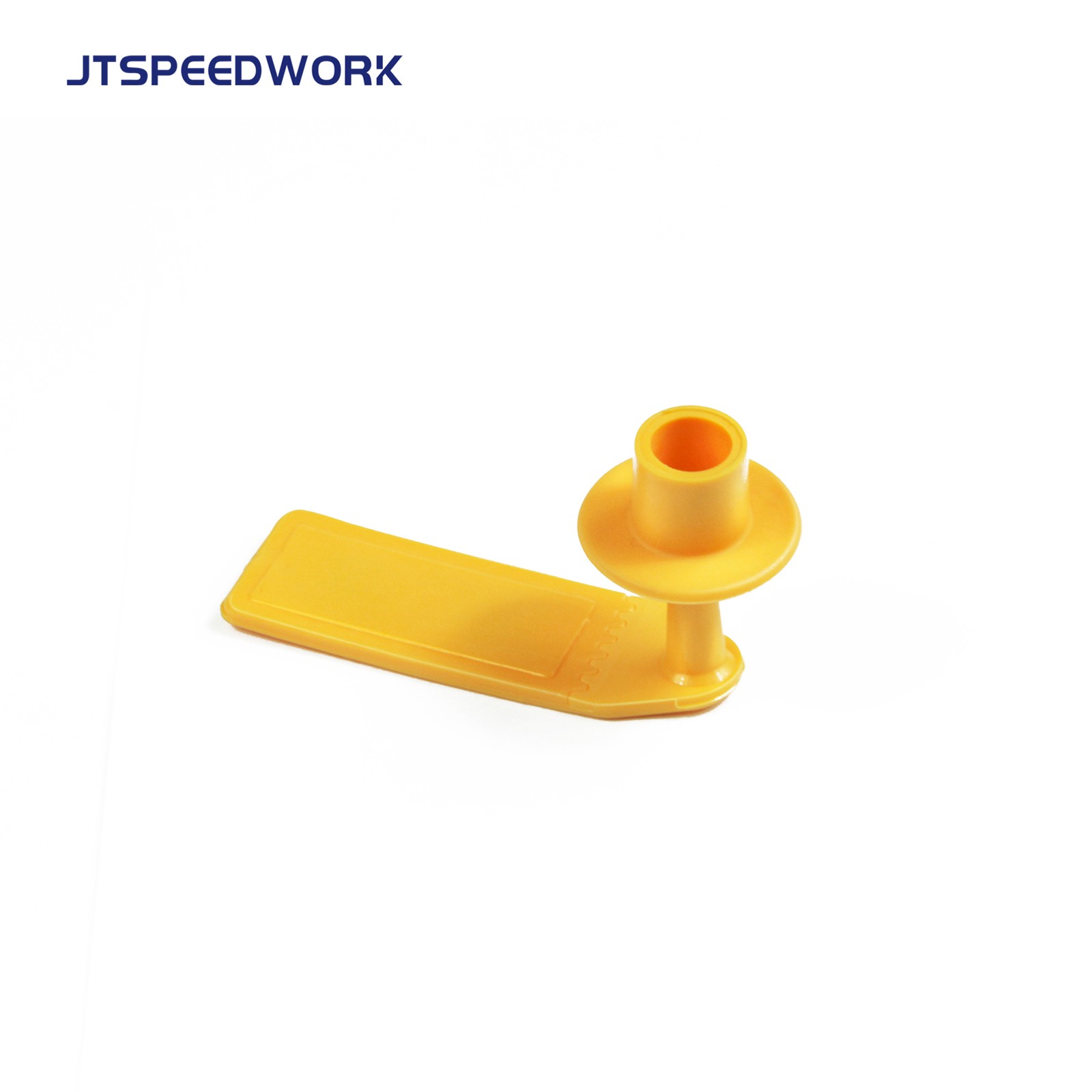 JT-E013 52.2*18.6 مم علامة أذن للحيوانات (أغنام وماعز) بتقنية UHF RFID لإدارة الثروة الحيوانية