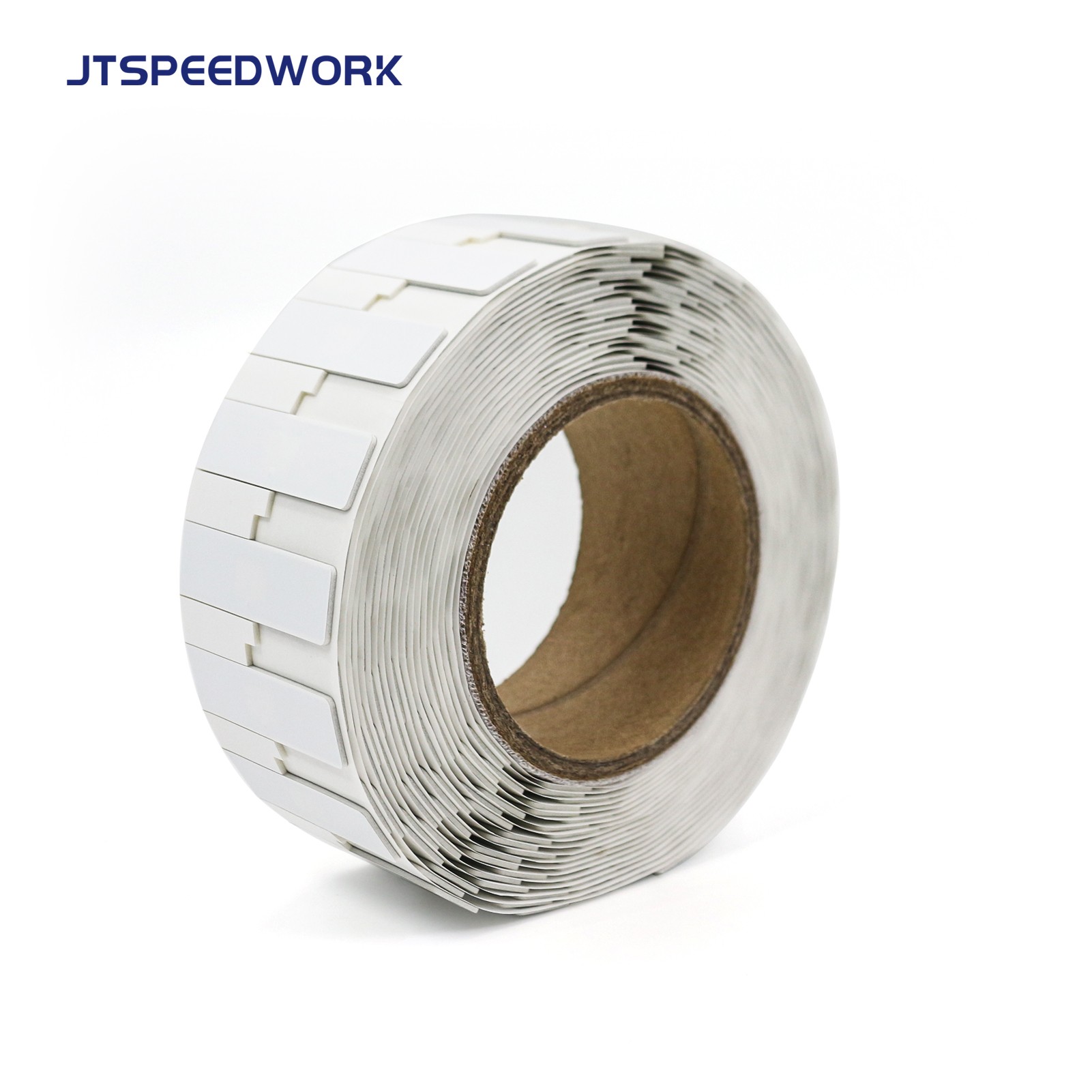 ملصق JT-K5015 مرن قابل للطباعة على المعدن بتردد UHF 860-960 ميجاهرتز، أبعاده 50 × 15 × 1.26 مم