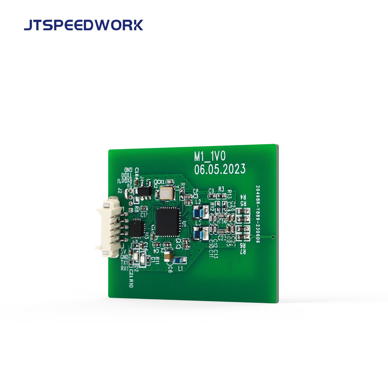 وحدة JT-2302 HF RFID بتردد 13.56 ميجاهرتز، تدعم معيار ISO14443A ومعيار ISO15693، وتدعم بطاقة Mifare1 IC.