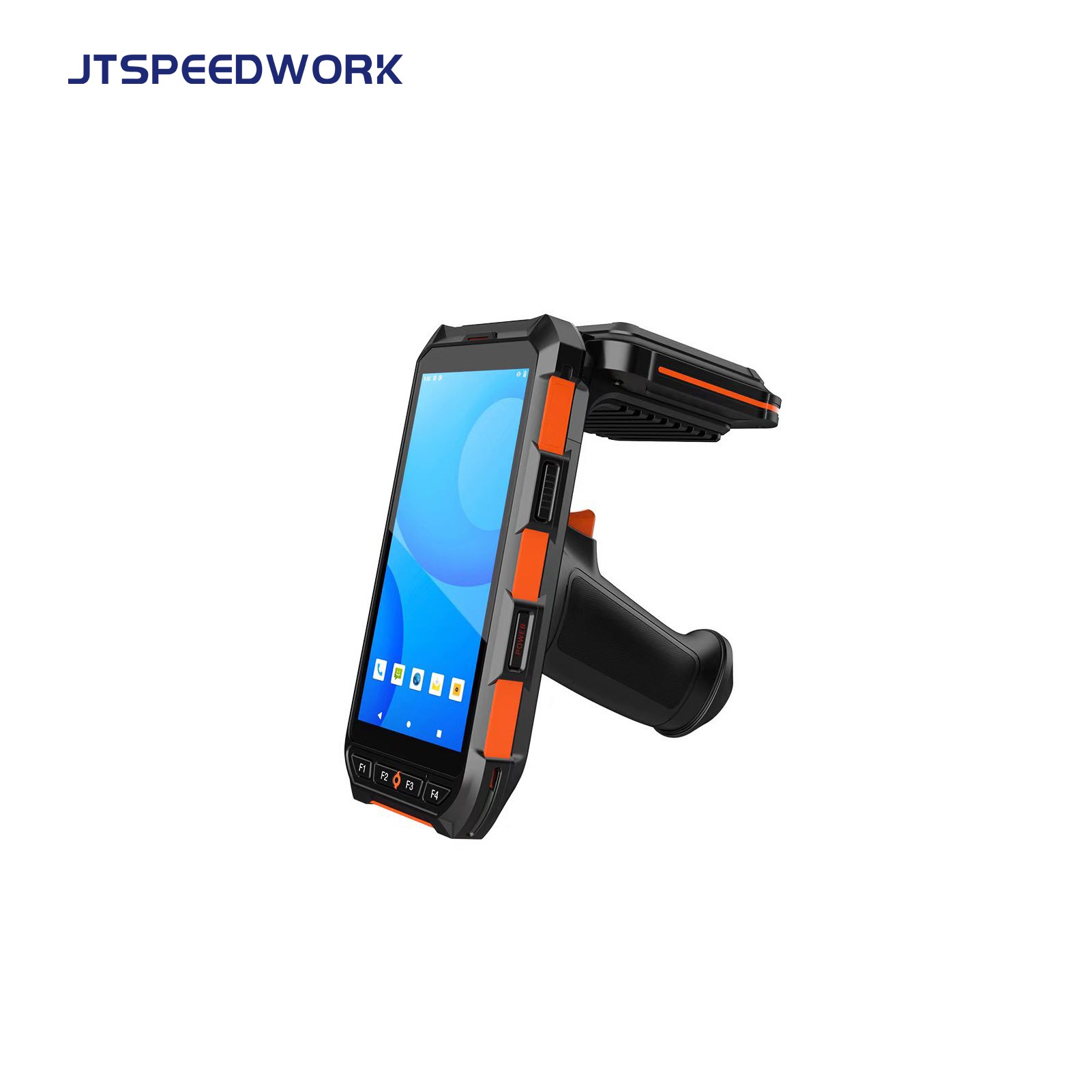 جهاز JT-974 UHF RFID بنظام أندرويد 13.0 وذاكرة 4+64 جيجابايت، مزود بمعالج Impinj E710