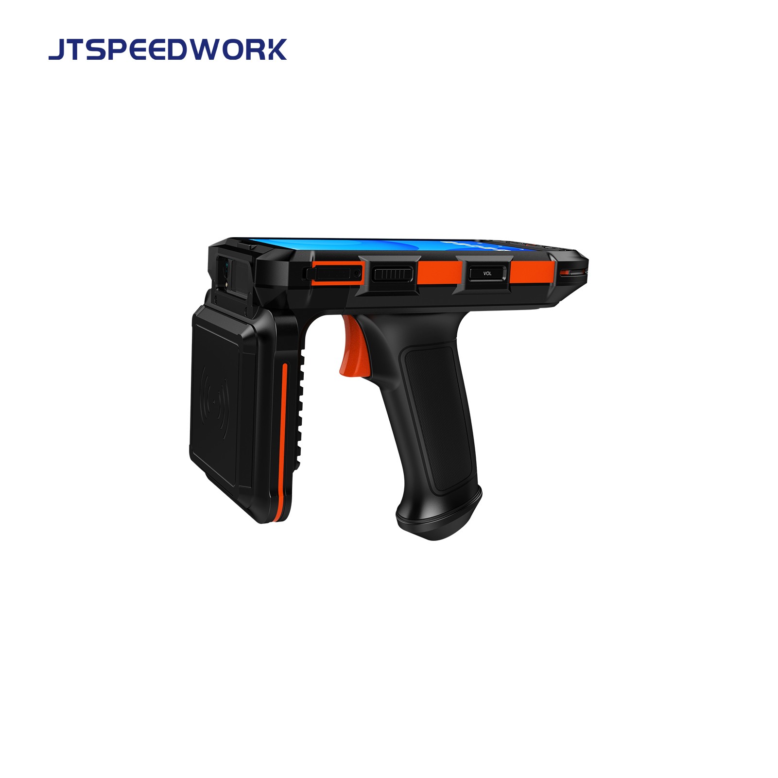 جهاز JT-974 UHF RFID بنظام أندرويد 13.0 وذاكرة 4+64 جيجابايت، مزود بمعالج Impinj E710