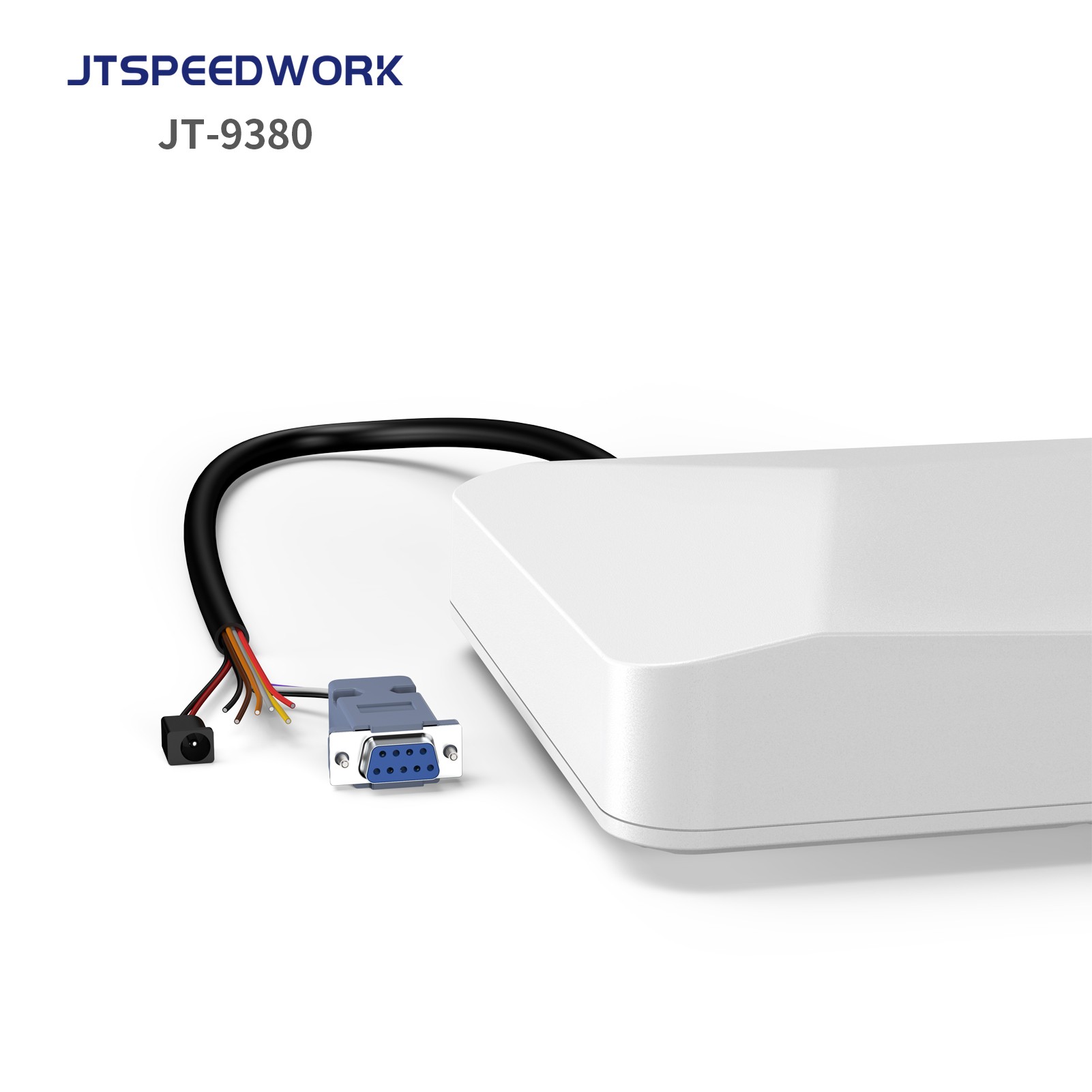 قارئ JT-9380 مدمج متوسط ​​المدى بتقنية UHF RFID بتردد 902-928 ميجاهرتز، نطاق تردد 0-8 أمتار، يدعم قراءة عدة علامات فقط، يدعم نطاق التردد الأمريكي.