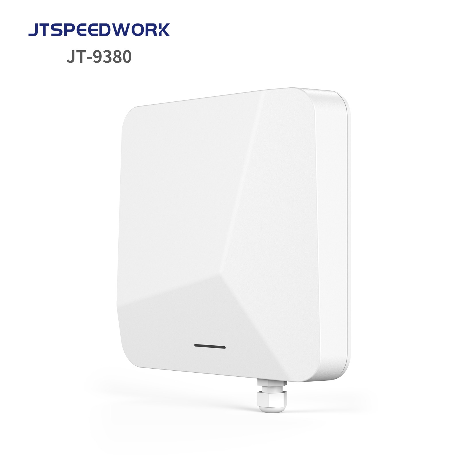 قارئ JT-9380 مدمج متوسط ​​المدى بتقنية UHF RFID بتردد 902-928 ميجاهرتز، نطاق تردد 0-8 أمتار، يدعم قراءة عدة علامات فقط، يدعم نطاق التردد الأمريكي.