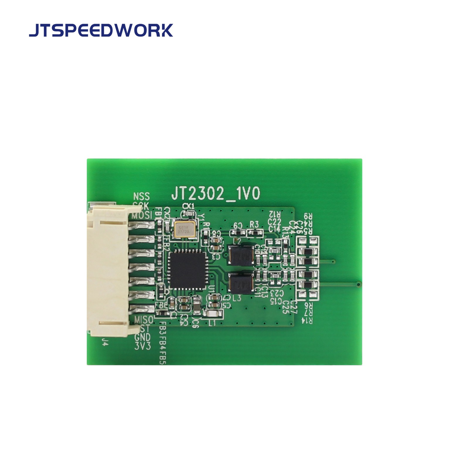 وحدة JT-2302A بتردد 13.56 ميجاهرتز بتقنية RFID، متوافقة مع معيار ISO14443A وبروتوكول ISO15693