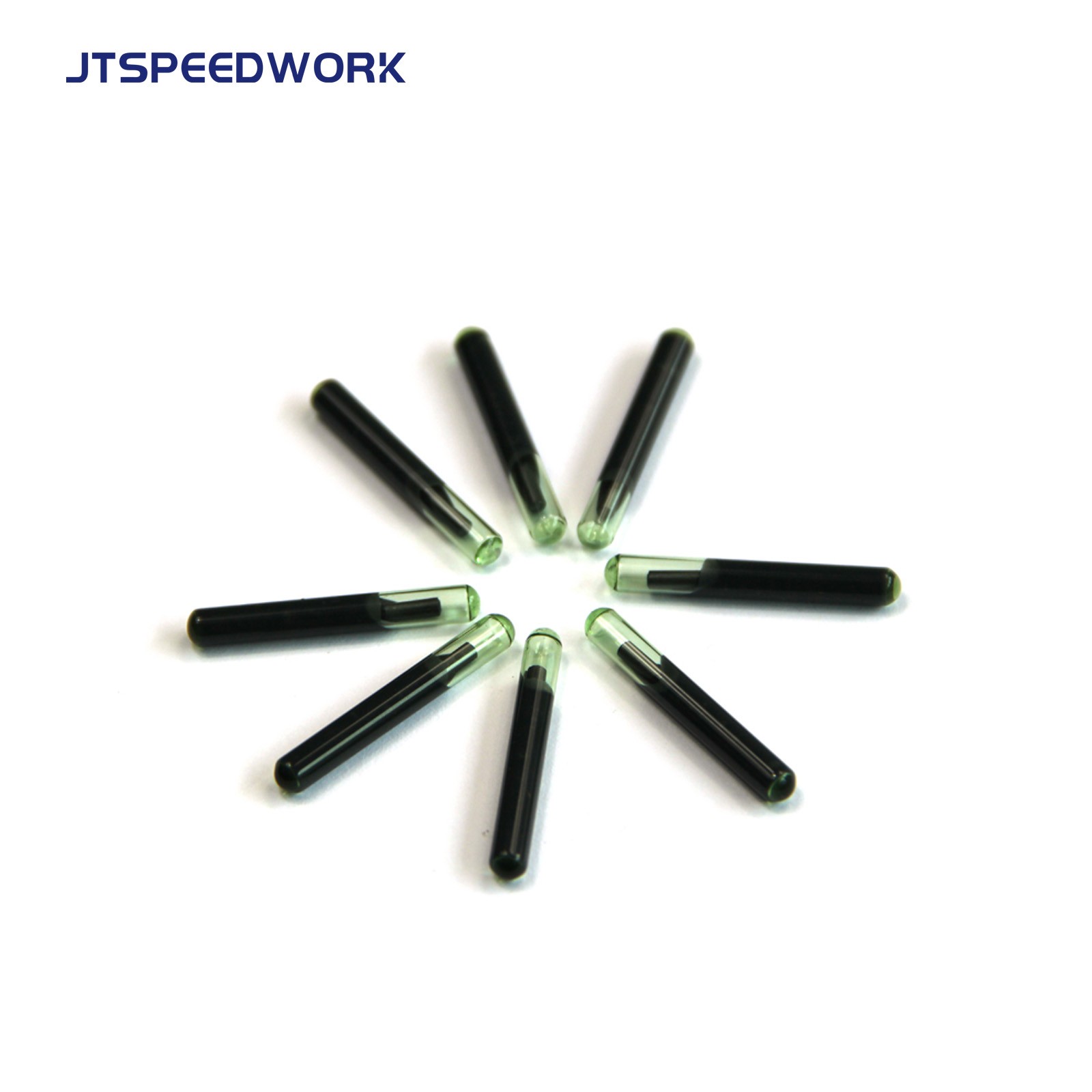 JT-A001 شريحة تعريف الحيوانات بتقنية RFID منخفضة التردد 134.2 كيلو هرتز FDX