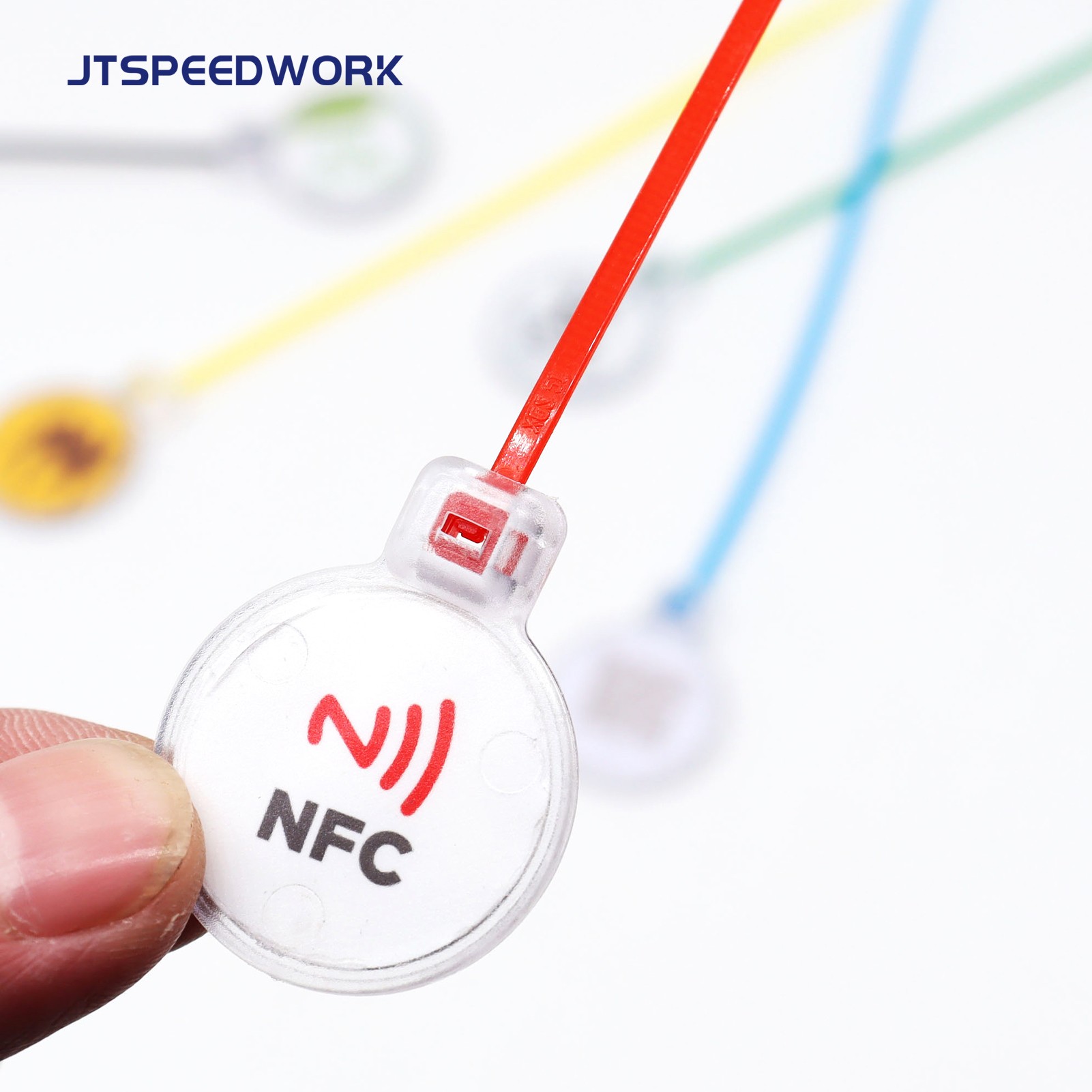 JT-ZD28T علامة ربط كابل RFID UHF/NFC/LF IP67