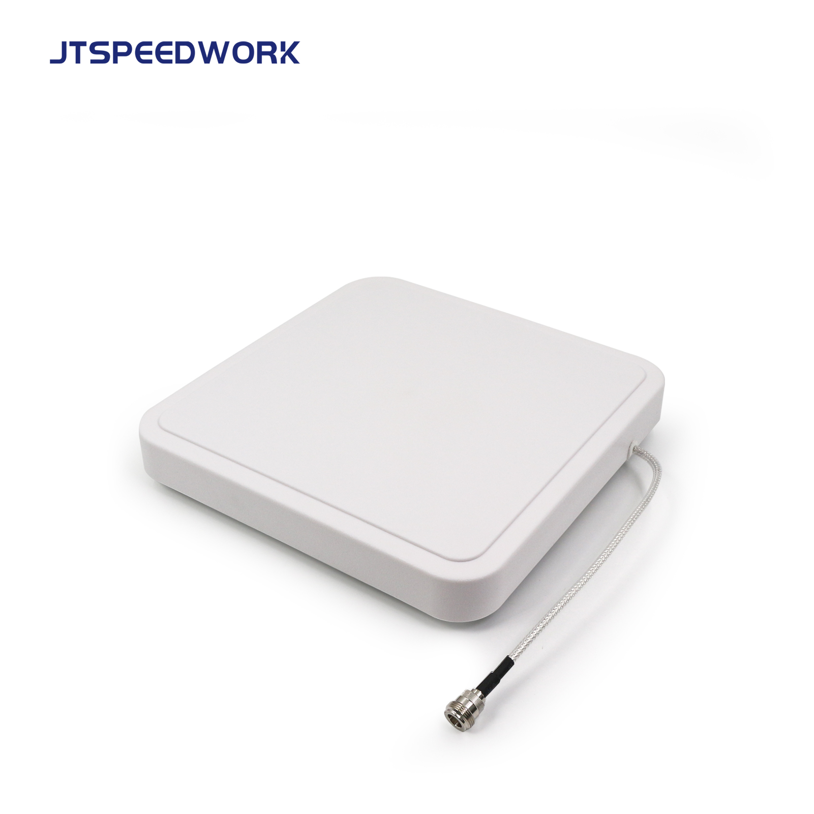 هوائي JT-T0258 عالي الكسب 9 ديسيبل UHF RFID بتردد 860-960 ميجاهرتز وعرض حزمة 70 درجة، من إنتاج JTSPEEDWORK، حاصل على تصنيف IP67